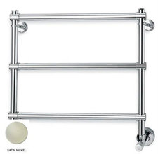 Полотенцесушитель водяной Margaroli Sole 4404703SN, высота 50 см, ширина 53 см, сатин никель