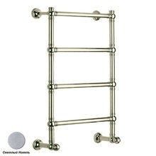 Полотенцесушитель водяной Margaroli Armonia 94425504BIN, высота 98 см, ширина 66.5 см, светлый никель