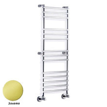 Полотенцесушитель водяной Margaroli Sole 464-14 4644714GO, высота 139 см, ширина 53 см, золото