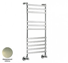 Полотенцесушитель водяной Margaroli Sole 46437011BNN, высота 107.6 см, высота 43 см, крашеный никель