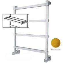 Полотенцесушитель водяной Margaroli Panorama 742 7424704CBRG, высота 69.5 см, ширина 52 см, матовое золото