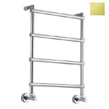 Полотенцесушитель Margaroli Sole 442-4 4423704CGN, высота 72 см, ширина 43, хром/золото