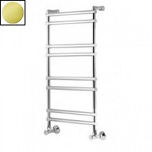 Полотенцесушитель водяной Margaroli Sole 465-8 4654708GO, высота 92 см, ширина 53 см, золото