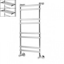 Полотенцесушитель водяной Margaroli Sole 465-8 4654708CRPP, с двумя полками, высота 92 см, ширина 53 см, хром