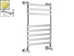 Полотенцесушитель водяной Margaroli Sole 464-8м 4644708GOP, с полкой, высота 76.8 см, ширина 53.5 см, золото