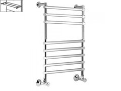 Полотенцесушитель водяной Margaroli Sole 464-8м 4644708CRP, с полкой, высота 76.8 см, ширина 53.5 см, хром