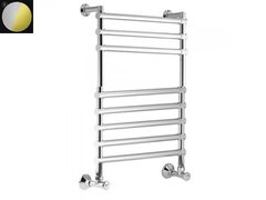 Полотенцесушитель водяной Margaroli Sole 464-8м 4644708CGN, высота 76.8 см, ширина 53.5 см, хром/золото