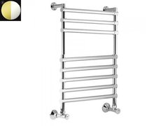 Полотенцесушитель водяной Margaroli Sole 464-8м 4644708WHGO, высота 76.8 см, ширина 53.5 см, белый/золото