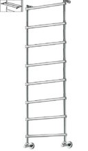 Полотенцесушитель водяной Margaroli Sole 442-8 4424708CRP, с полкой, высота 144 см, ширина 53 см, хром