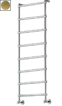 Полотенцесушитель водяной Margaroli Sole 442-8 4424708OB, высота 144 см, ширина 53 см, старая бронза