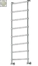 Полотенцесушитель водяной Margaroli Sole 442-8 4424708BNN, высота 144 см, ширина 53 см, шлифованный никель