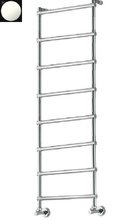 Полотенцесушитель водяной Margaroli Sole 442-8 4424708CRN, высота 144 см, ширина 53 см, белый