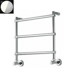 Полотенцесушитель водяной Margaroli Sole 4424706WCN, высота 107.2 см, ширина 53 см, белый/хром