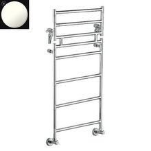 Полотенцесушитель водяной Margaroli Sereno 483-8M 4834708WH, с полкой, высота 113.5 см, ширина 54 см, белый