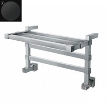 Полотенцесушитель водяной Margaroli Panorama 792 7924703NOB, высота 32.9 см, ширина 52 см, матовый черный