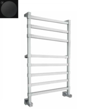 Полотенцесушитель водяной Margaroli Panorama 764-8 7644708OB, высота 85.7 см, ширина 52 см, матовый черный