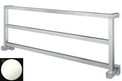 Полотенцесушитель водяной Margaroli Panorama 730/3 730117003WH, высота 44 см, ширина 120 см, белый