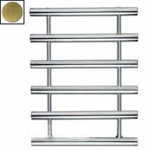 Полотенцесушитель водяной Margaroli Orizzonti 1-442/6 1442100066OB, высота 80 см, ширина 120 см, старая бронза