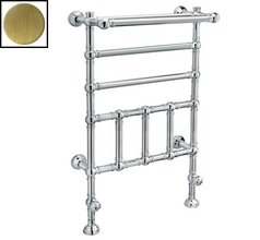 Полотенцесушитель водяной с полкой Margaroli Armonia 9-300 93005505OBP, высота 104.2 см, ширина 60 см, старая бронза