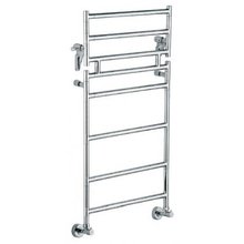 Полотенцесушитель водяной Margaroli Sereno 483-8M 4833208CRP, с полкой, высота 113.5 см, ширина 44.5 см