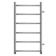 Полотенцесушитель водяной Point Серия 04, П6, ширина 40 см, высота 80 см, с боковым подключением 50 см, хром, PN04548