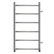 Полотенцесушитель водяной Point Серия 04, П6, ширина 50 см, высота 80 см, с боковым подключением 50 см, хром, PN04558