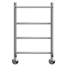 Полотенцесушитель водяной Point Серия 04, П3, ширина 50 см, высота 60 см, с полкой, хром, PN04156P