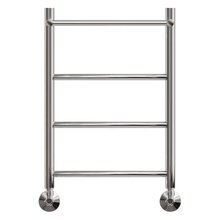 Полотенцесушитель водяной Point Серия 04, П3, ширина 40 см, высота 60 см, с полкой, хром, PN04146P