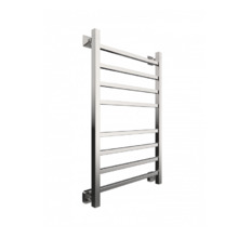 Полотенцесушитель водяной Двин L plaza 80/50, высота 85 см, ширина 53 см, квадратный профиль, универсальное подключение, К3, хром, 4656754419375