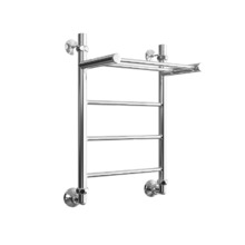 Полотенцесушитель водяной Двин FJ 60/40 с полкой, высота 67 см, ширина 43.2 см, 1 - 1/2 дюйма К3, хром, 4627152139219