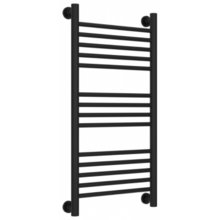 Полотенцесушитель водяной Сунержа Богема+ 31-0220-8040, высота 80 см, ширина 40 см, универсальное подключение, цвет матовый черный