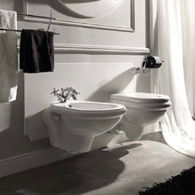 Биде подвесное Kerasan Retro 102601*1, цвет белый