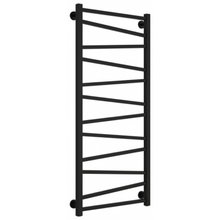Полотенцесушитель водяной Сунержа Сирокко 30-0253-1250, высота 120 см, ширина 50 см, нижнее подключение, цвет матовый черный