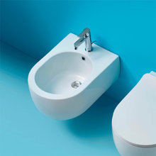 Биде подвесное Kerasan Flo, цвет белый, 312501*1