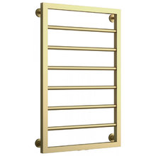 Полотенцесушитель водяной Сунержа Канцлер, высота 80 см, ширина 50 см, нижнее подключение, цвет матовая шампань, 022-0254-8050