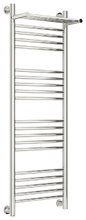 Полотенцесушитель водяной Сунержа Богема с полкой+, ширина 40 см высота 120 см, универсальное подключение, хром, 00-0223-1240