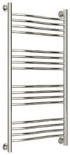 Полотенцесушитель водяной Сунержа Флюид+, ширина 50 см высота 100 см, универсальное подключение, хром, 00-0222-1050
