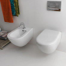 Биде подвесное Kerasan Aquatech 372401*1, цвет белый