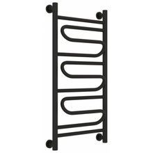 Полотенцесушитель водяной Сунержа Элегия+ 31-0205-8040, высота 80 см, ширина 40 см, универсальное подключение, цвет матовый черный