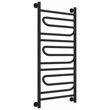 Полотенцесушитель водяной Сунержа Элегия+ 31-0205-1050, высота 100 см, ширина 50 см, универсальное подключение, цвет матовый черный
