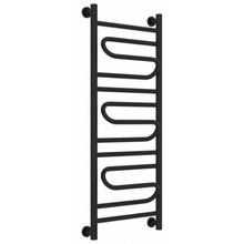 Полотенцесушитель водяной Сунержа Элегия+ 31-0205-1040, высота 100 см, ширина 40 см, универсальное подключение, цвет матовый черный