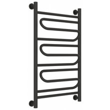 Полотенцесушитель водяной Сунержа Элегия+ 15-0205-8050, высота 80 см, ширина 50 см, универсальное подключение, цвет тёмный титан муар