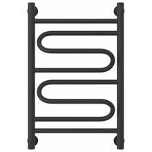 Полотенцесушитель водяной Сунержа Элегия+ 15-0205-6040, высота 60 см, ширина 40 см, универсальное подключение, цвет тёмный титан муар