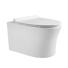 Унитаз подвесной Aquatek Ника AQ2009-00, безободковый, сиденье микролифт, белый