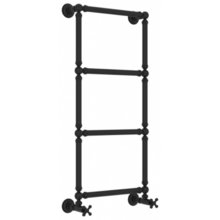 Полотенцесушитель водяной Сунержа Ренессанс 1304 31-0280-9640, высота 96 см, ширина 40 см, нижнее подключение, цвет матовый черный