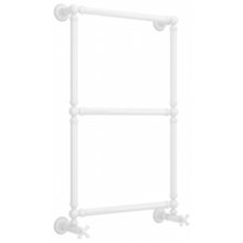 Полотенцесушитель водяной Сунержа Ренессанс 1304 12-0280-8650, высота 86 см, ширина 50 см, нижнее подключение 50 см, цвет белый