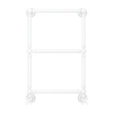 Полотенцесушитель водяной Сунержа Ренессанс 1304 12-0280-6640, высота 66 см, ширина 40 см, нижнее подключение 40 см, цвет белый