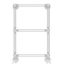 Полотенцесушитель водяной Сунержа Ренессанс 1304 071-0280-6640, высота 66 см, ширина 40 см, нижнее подключение 40 см, цвет сатин