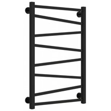 Полотенцесушитель водяной Сунержа Сирокко 31-0253-8050, высота 80 см, ширина 50 см, нижнее подключение, цвет матовый черный