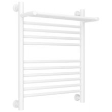 Полотенцесушитель водяной Сунержа Богема+ 30-0223-6050, высота 60 см, ширина 50 см, универсальное подключение, с полкой, цвет матовый белый